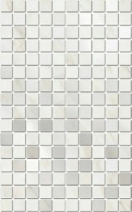 Декор Керама Марацци Гран Пале мозаичный белый 25x40 MM6359