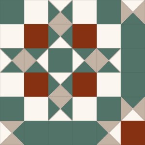 Керамогранит Kerlife Victorian Dreams Windsor Green 45,2x45,2