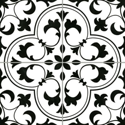 Керамогранит Cersanit Sevilla пэчворк белый рельеф SE4R053