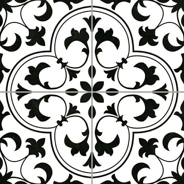 Керамогранит Cersanit Sevilla пэчворк белый рельеф SE4R053