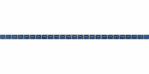 Бордюр Керама Марацци карандаш Бисер синий 0,6x20 POD012