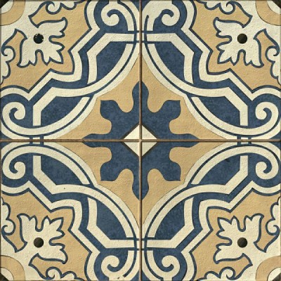 Керамогранит Cersanit Sevilla пэчворк многоцветный рельеф SE4R453