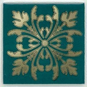Вставка Керама Марацци Клемансо зеленый темный 4,9x4,9 HGD\F252\5246