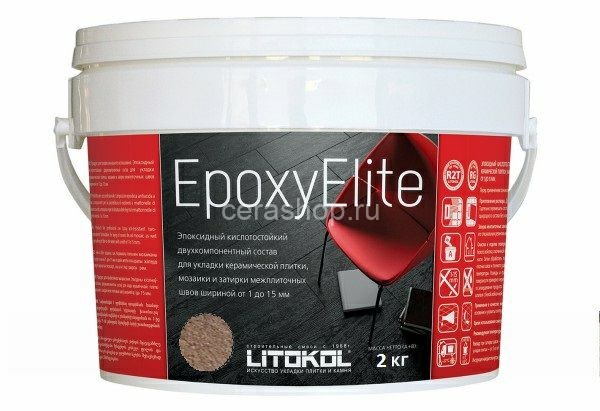 Эпоксидный состав EpoxyElit E.12 табачный 2 кг