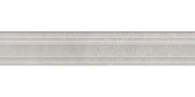 Бордюр Керама Марацци Догана серый светлый матовый обрезной 7,3x40 BLF016R
