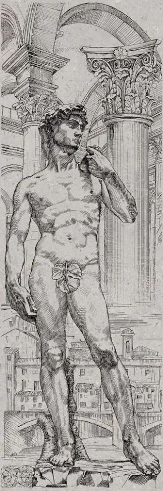 Декор Керама Марацци Риккарди 1 матовый обрезной 40х120 VT\A534\14053R