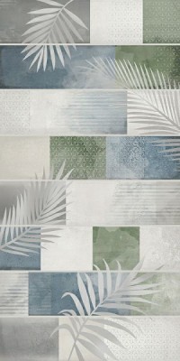 Плитка настенная Azori Bricks Leaf 31.5x63