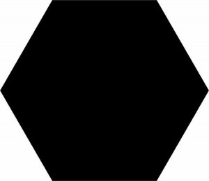 Керамогранит Codicer Basic Black Hex 25 22x25