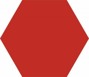 Керамогранит Codicer Basic Red Hex 25 22x25