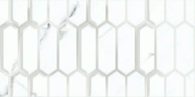 Плитка настенная Azori Calacatta Opaco Diamond 31.5x63