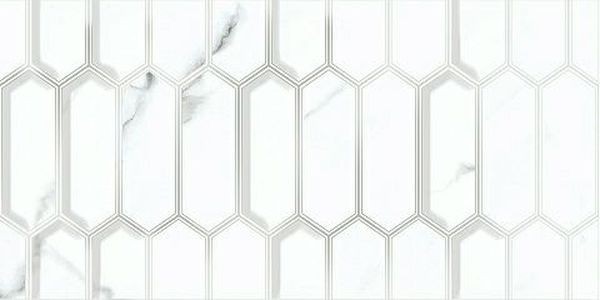 Плитка настенная Azori Calacatta Opaco Diamond 31.5x63