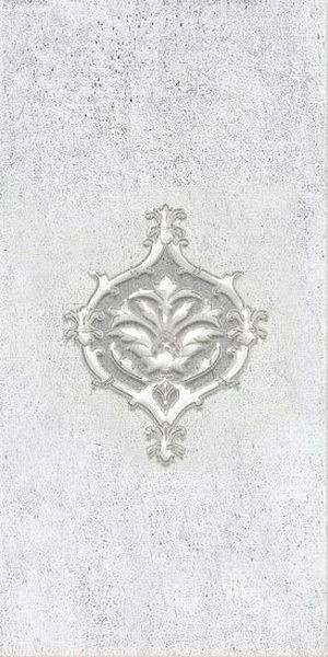 Декор Нефрит Преза серый 04-01-1-08-04-06-1015-0 20x40