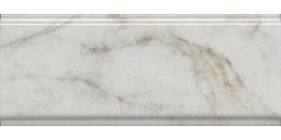 Бордюр Керама Марацци Серенада белый глянцевый обрезной 12х30 BDA025R