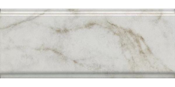 Бордюр Керама Марацци Серенада белый глянцевый обрезной 12х30 BDA025R