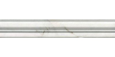 Бордюр Керама Марацци Серенада белый глянцевый обрезной 5х30 BLC031R