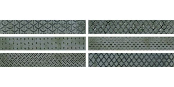 Керамогранит Rondine Oxyd Decor Reactive Mix Green 6,1x37 J88200
