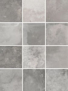 Керамогранит Керама Марацци Спартель серый 9,8x9,8 на матрице 29,8x39,8