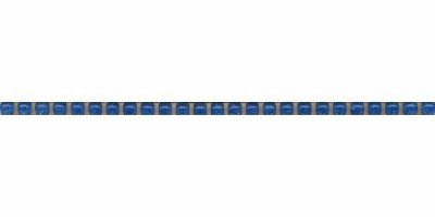 Бордюр Керама Марацци карандаш Бисер синий 0,6x20 POD012