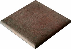Ступень угловая Natucer Ferro di Boston Rosso 33x33