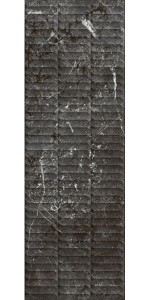 Плитка Керама Марацци Тубкаль черный глянцевый структура 30x89,5