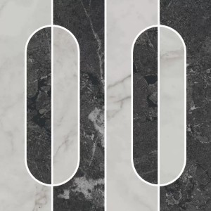 Декор Керама Марацци Тубкаль наборный матовый обрезной 30х30 KMD2HID013GR