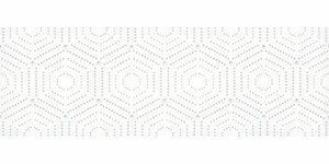 Декор Ласселсбергер Парижанка Геометрия белый 20x60 1664-0183