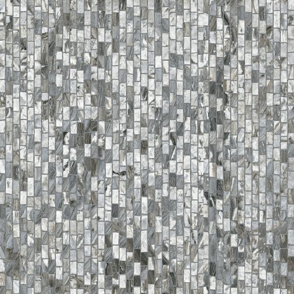 Плитка для пола Axima Венеция мозаика серая 40x40