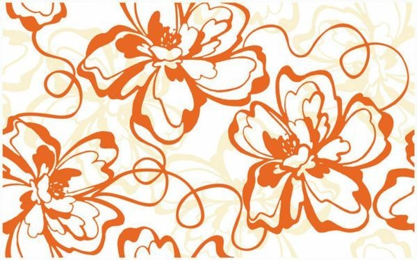 Декор Нефрит Монро оранжевый 04-01-1-09-00-35-050-0 25x40