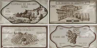 Плитка Artisan Hueso Wine Labels Decor Mix 10x20