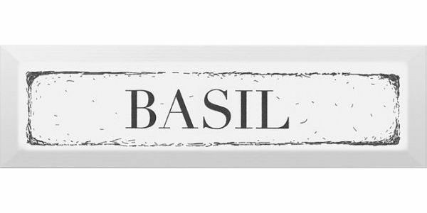 Декор Керама Марацци Basil черный 8,5x28,5 NT\B36\9001