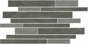Декор Керама Марацци Ламелла серый темный 25x50,2 SBM011\SG4585